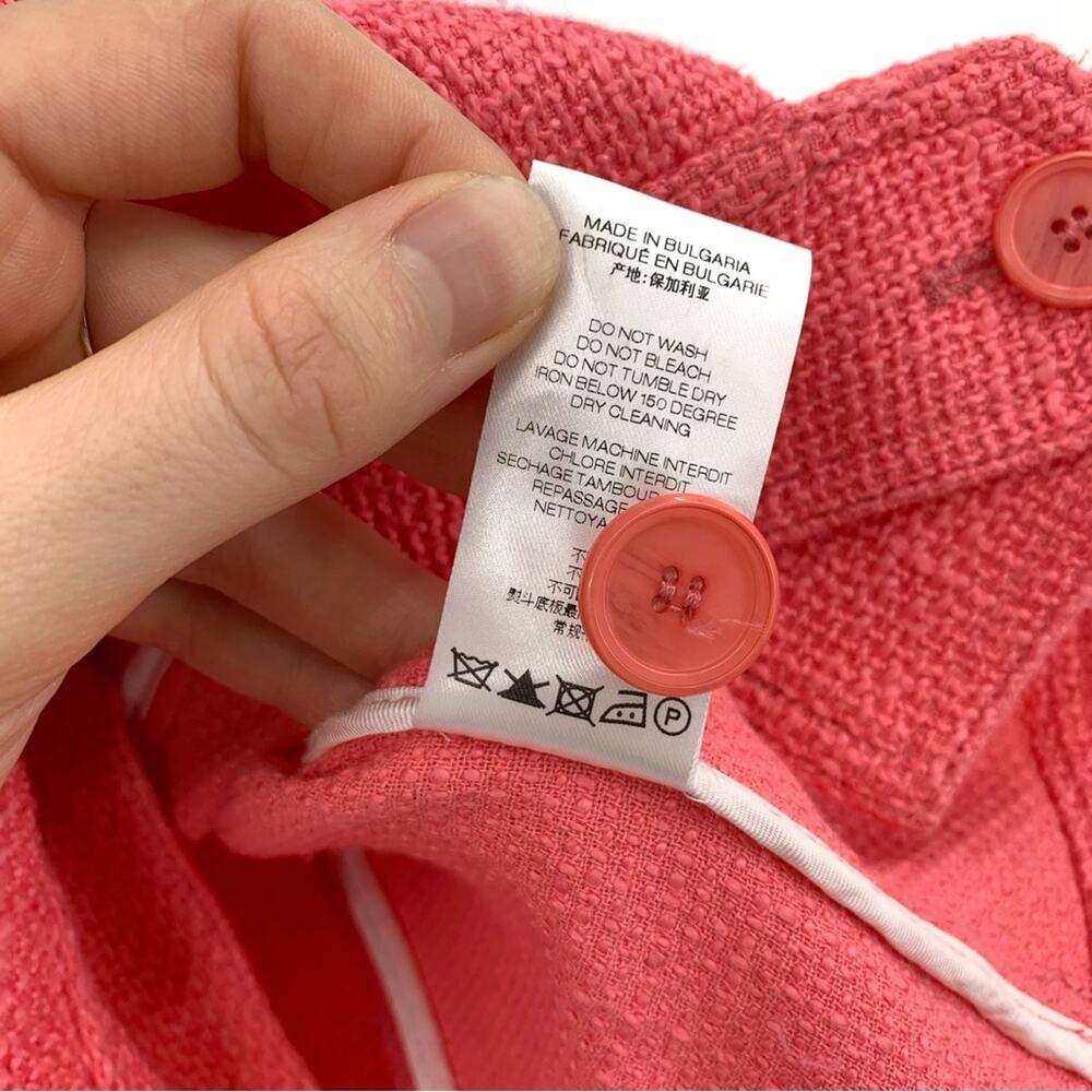 IRO Felicity Tweed Jacket Pink US 6 / FR 38 - Picture 8 of 10